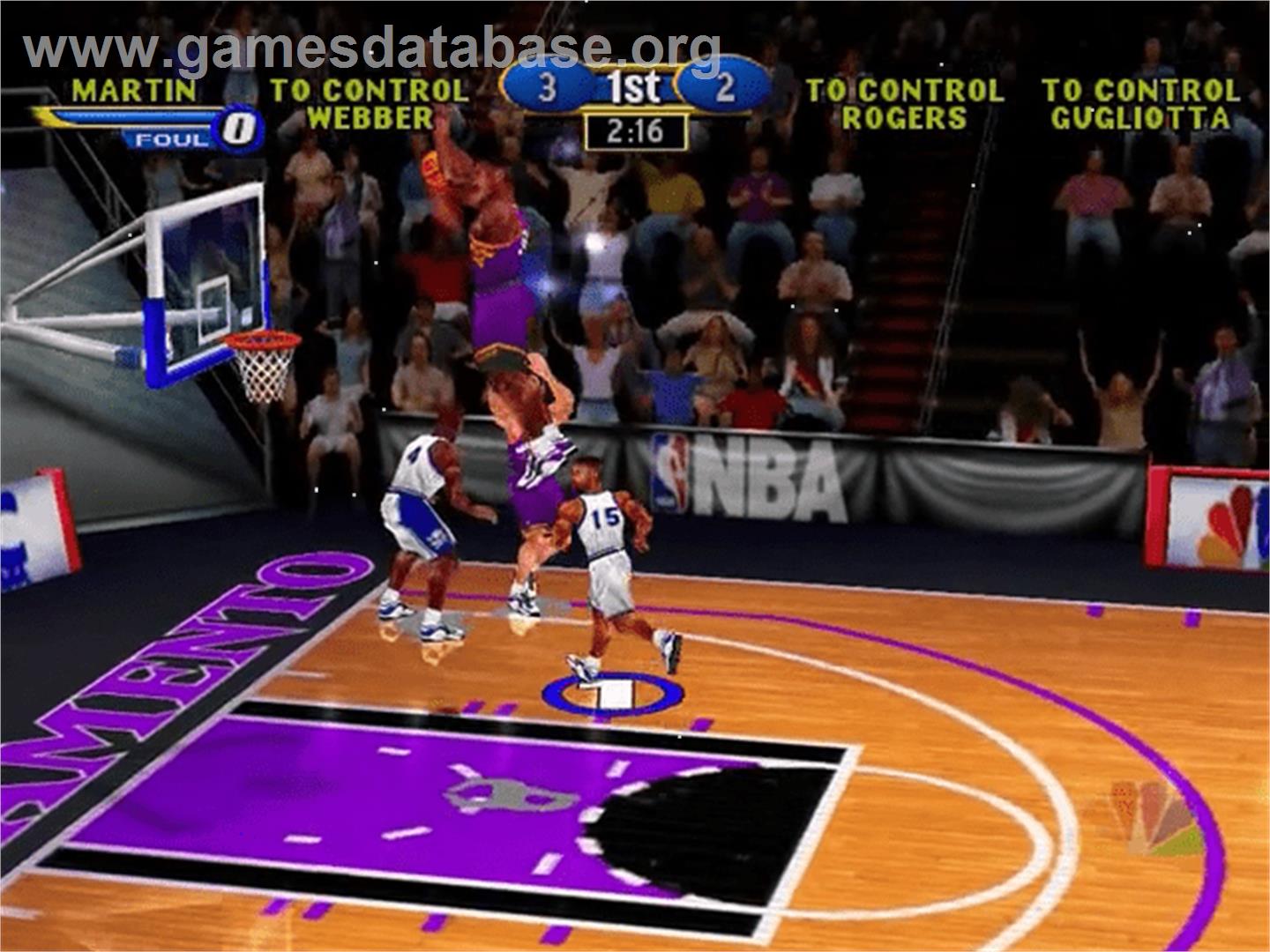 NBA Showtime: NBA on NBC - Sega Dreamcast - Artwork - In Game