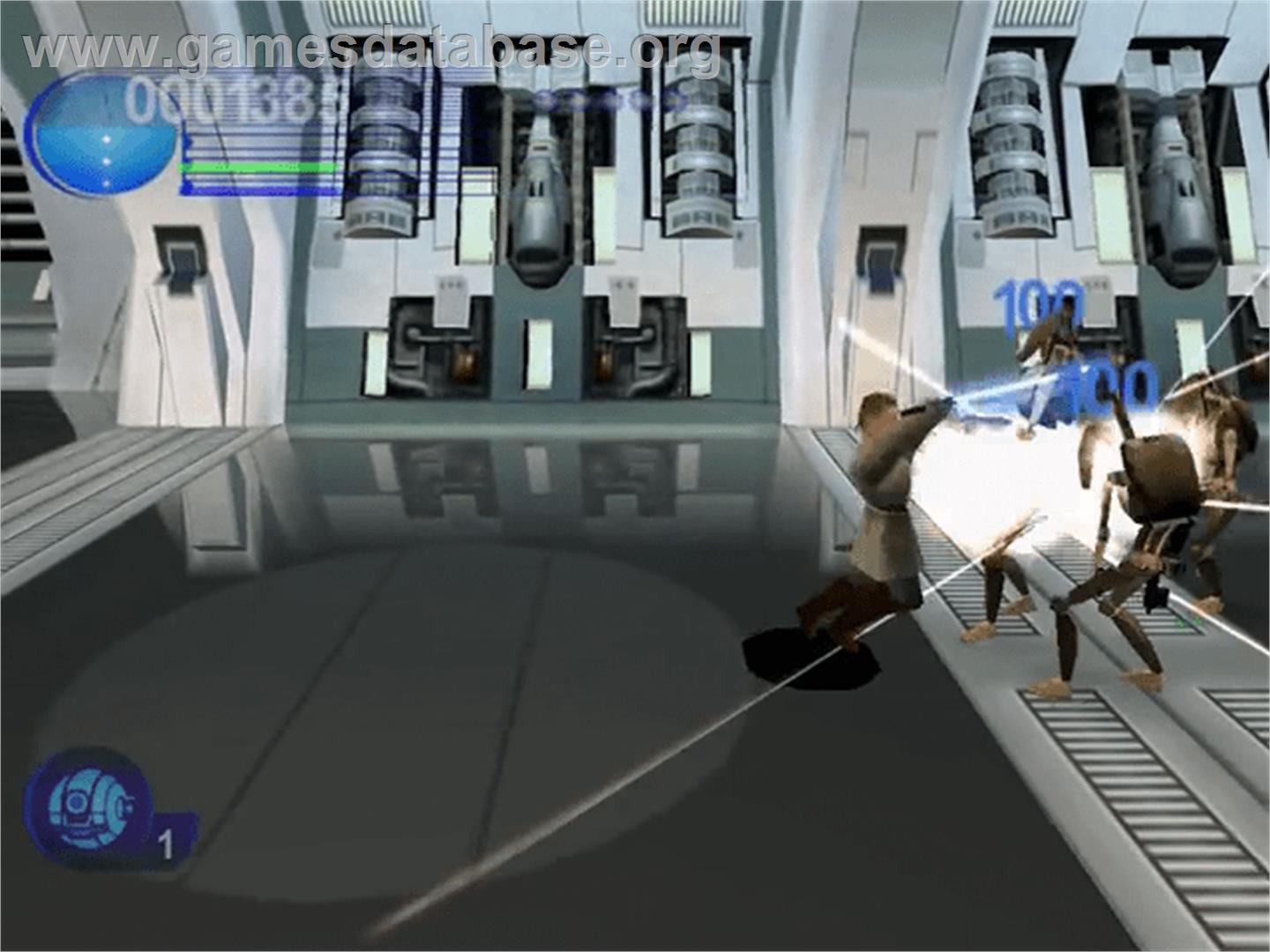 Star Wars: Episode I - Jedi Power Battles - Sega Dreamcast - Artwork - In Game