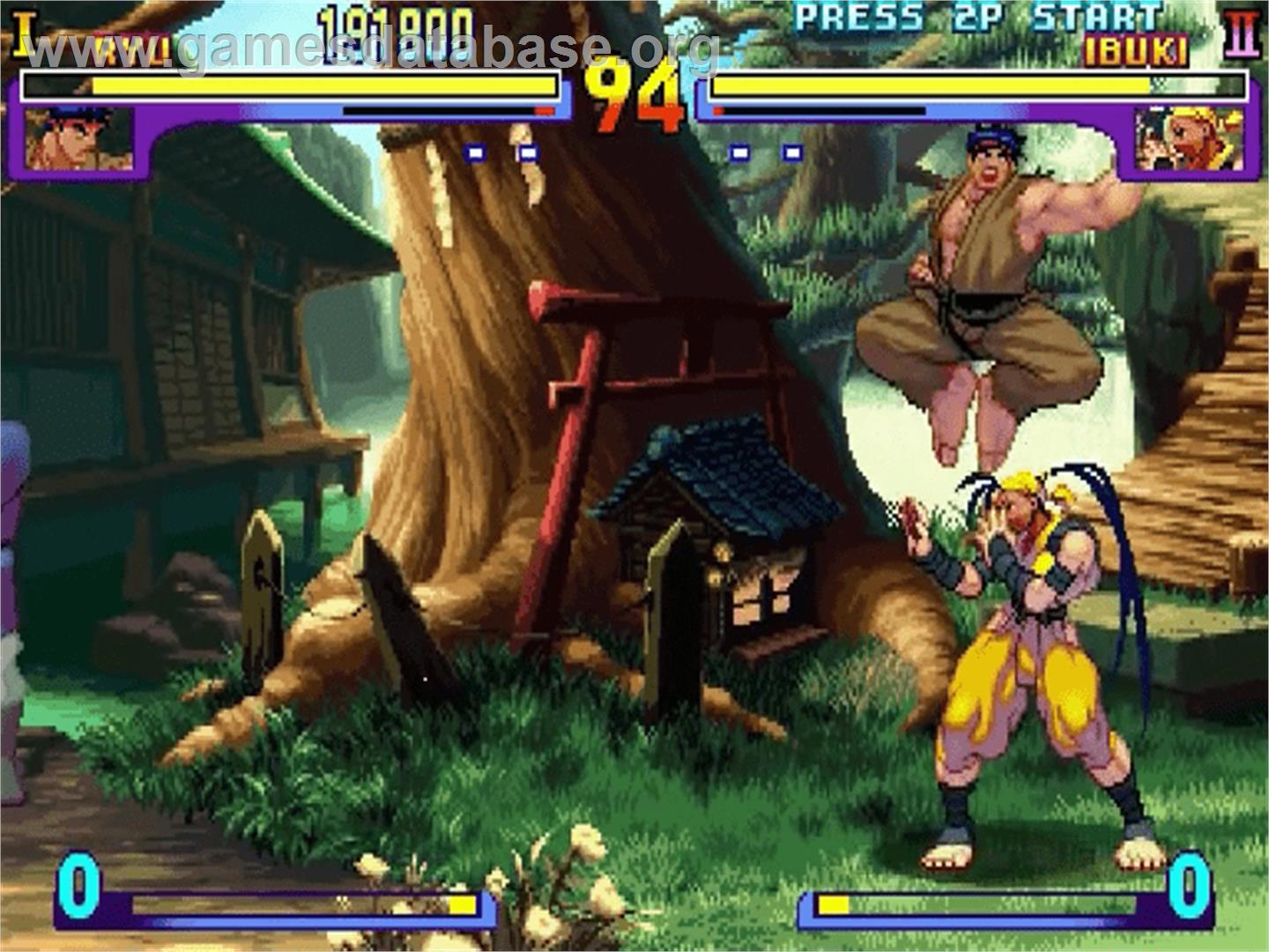 Street Fighter III: Double Impact - Sega Dreamcast - Artwork - In Game