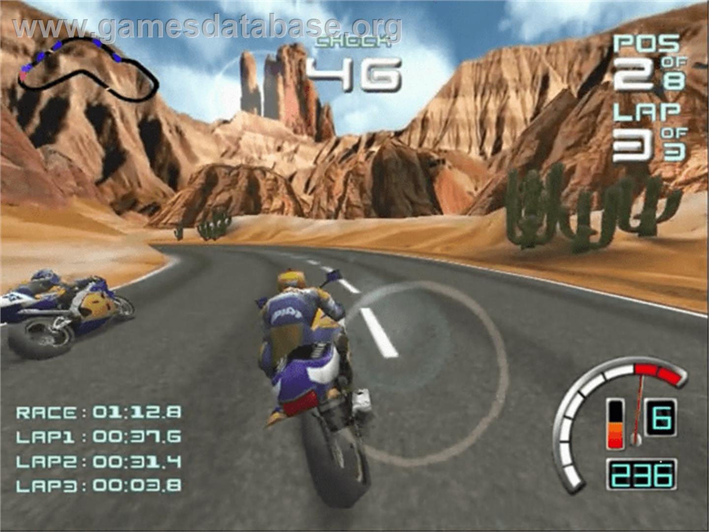Suzuki ALSTARE Extreme Racing - Sega Dreamcast - Artwork - In Game