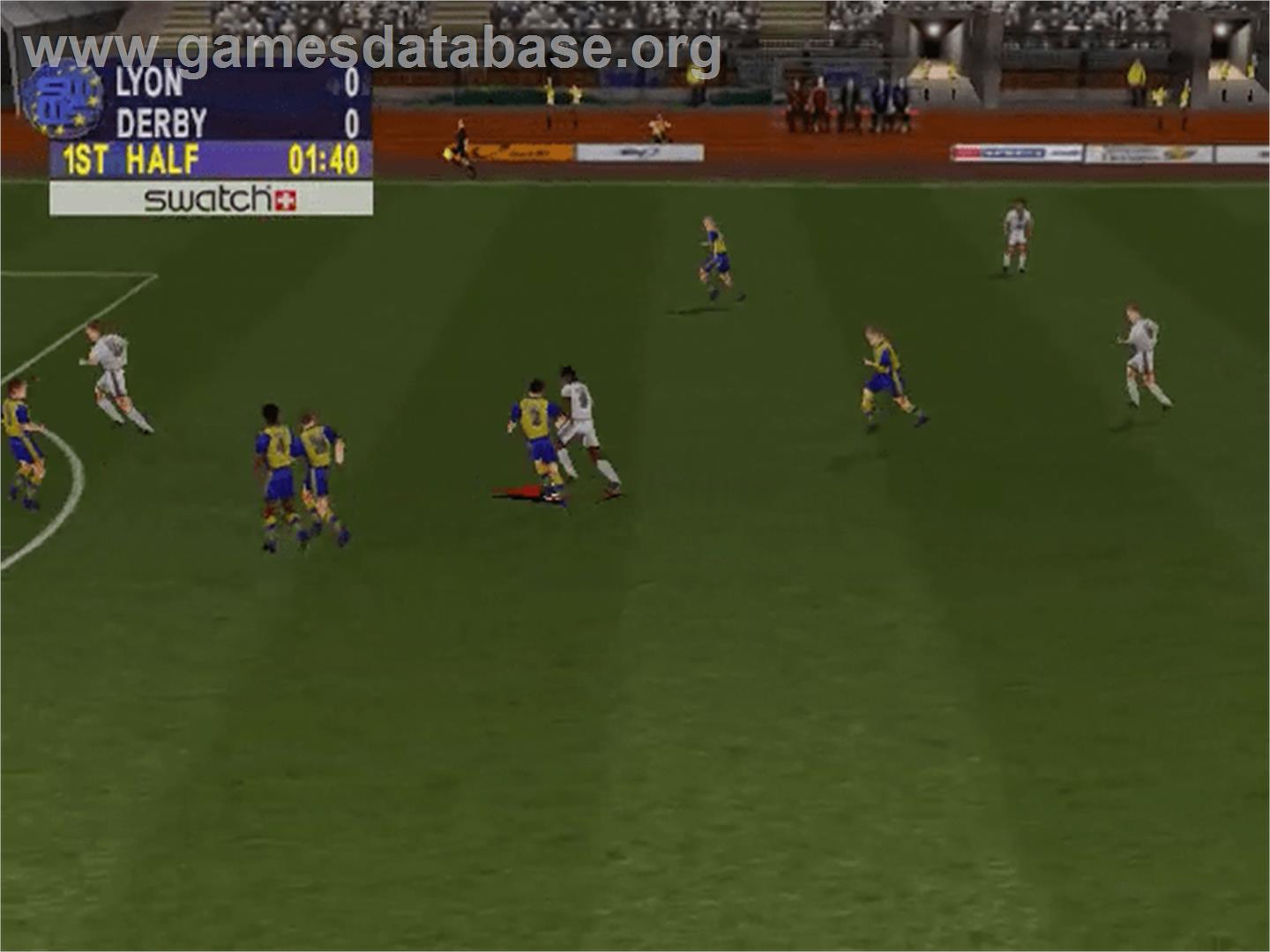 Worldwide Soccer 2000: Euro Edition - Sega Dreamcast - Artwork - In Game