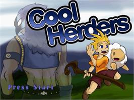 Title screen of Cool Herders on the Sega Dreamcast.