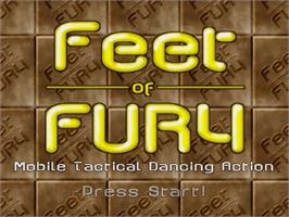 Title screen of Feet of Fury on the Sega Dreamcast.