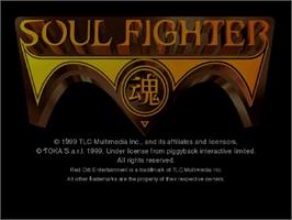 Title screen of Soul Fighter on the Sega Dreamcast.