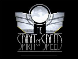 Title screen of Spirit of Speed 1937 on the Sega Dreamcast.