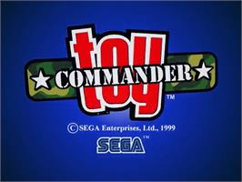 Title screen of Toy Commander on the Sega Dreamcast.