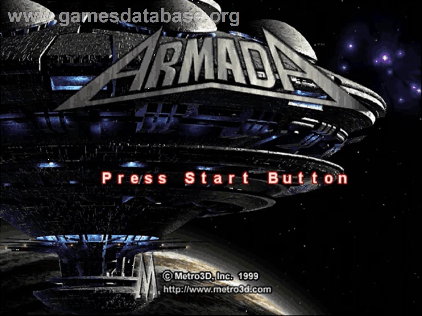 Armada - Sega Dreamcast - Artwork - Title Screen