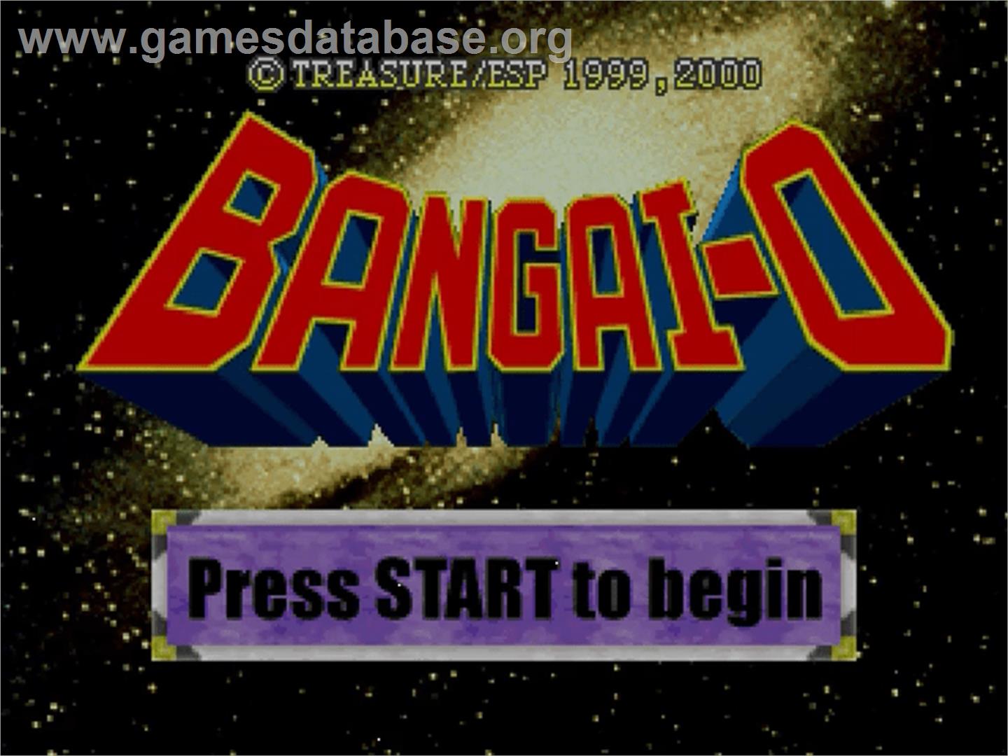 Bangai-O - Sega Dreamcast - Artwork - Title Screen