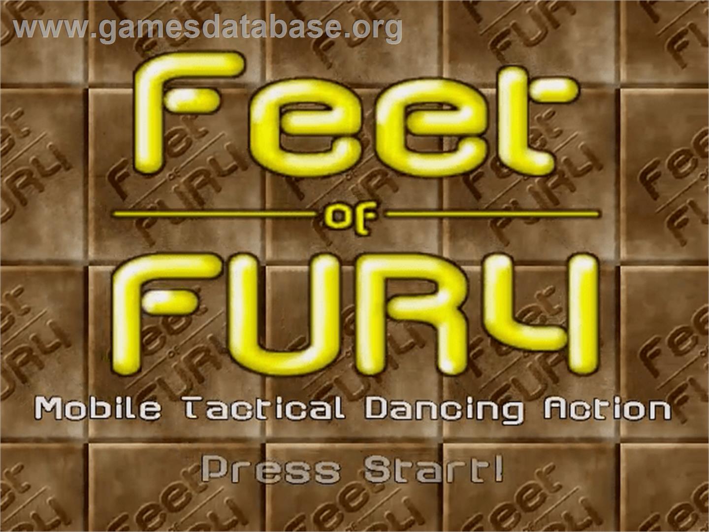 Feet of Fury - Sega Dreamcast - Artwork - Title Screen