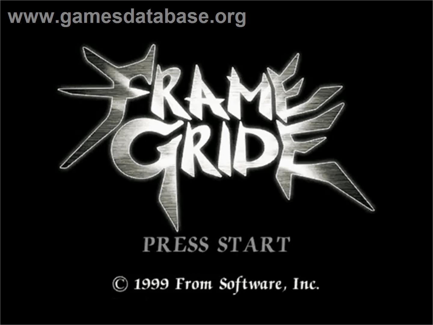 Frame Gride - Sega Dreamcast - Artwork - Title Screen