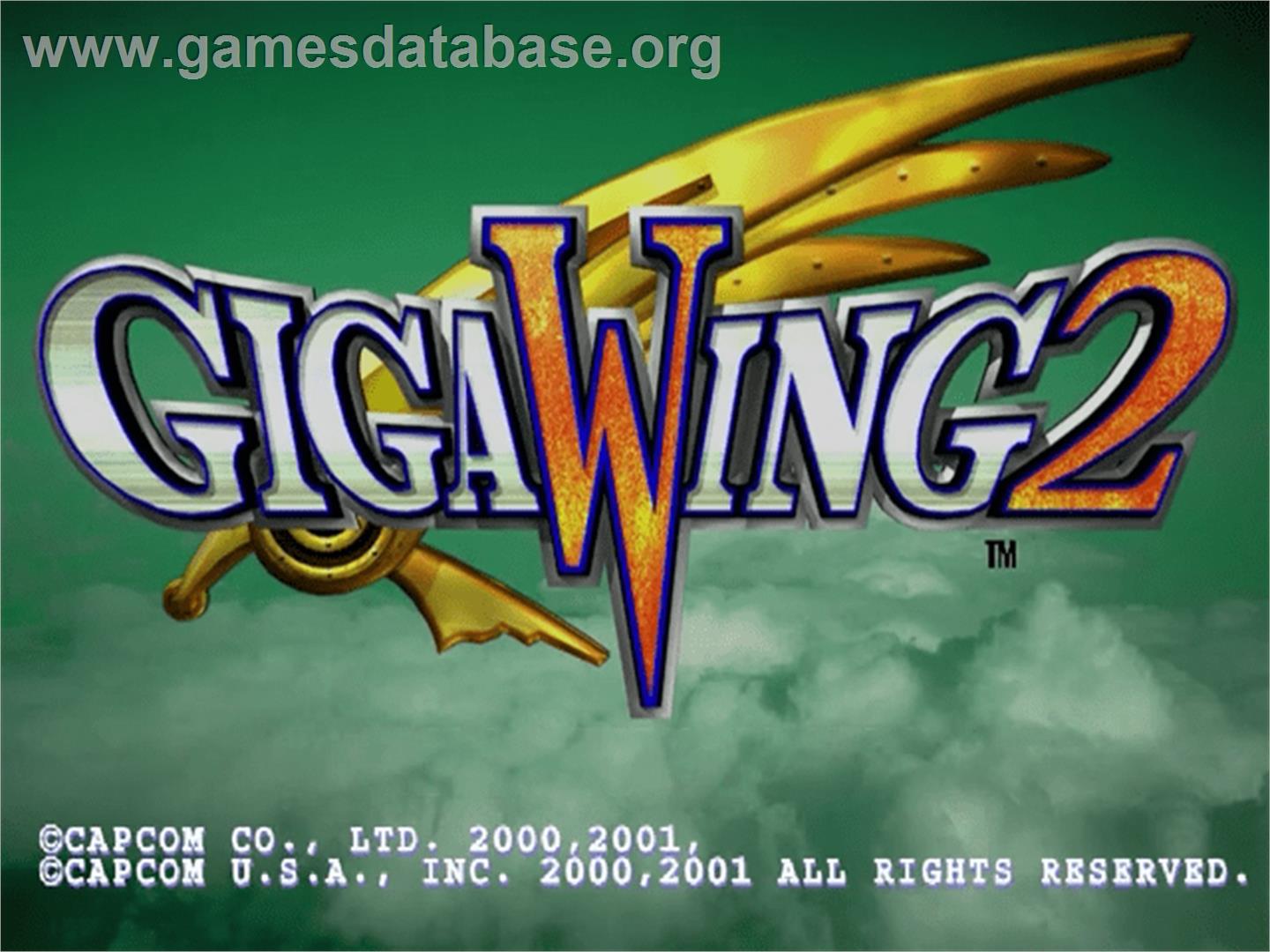 GigaWing 2 - Sega Dreamcast - Artwork - Title Screen