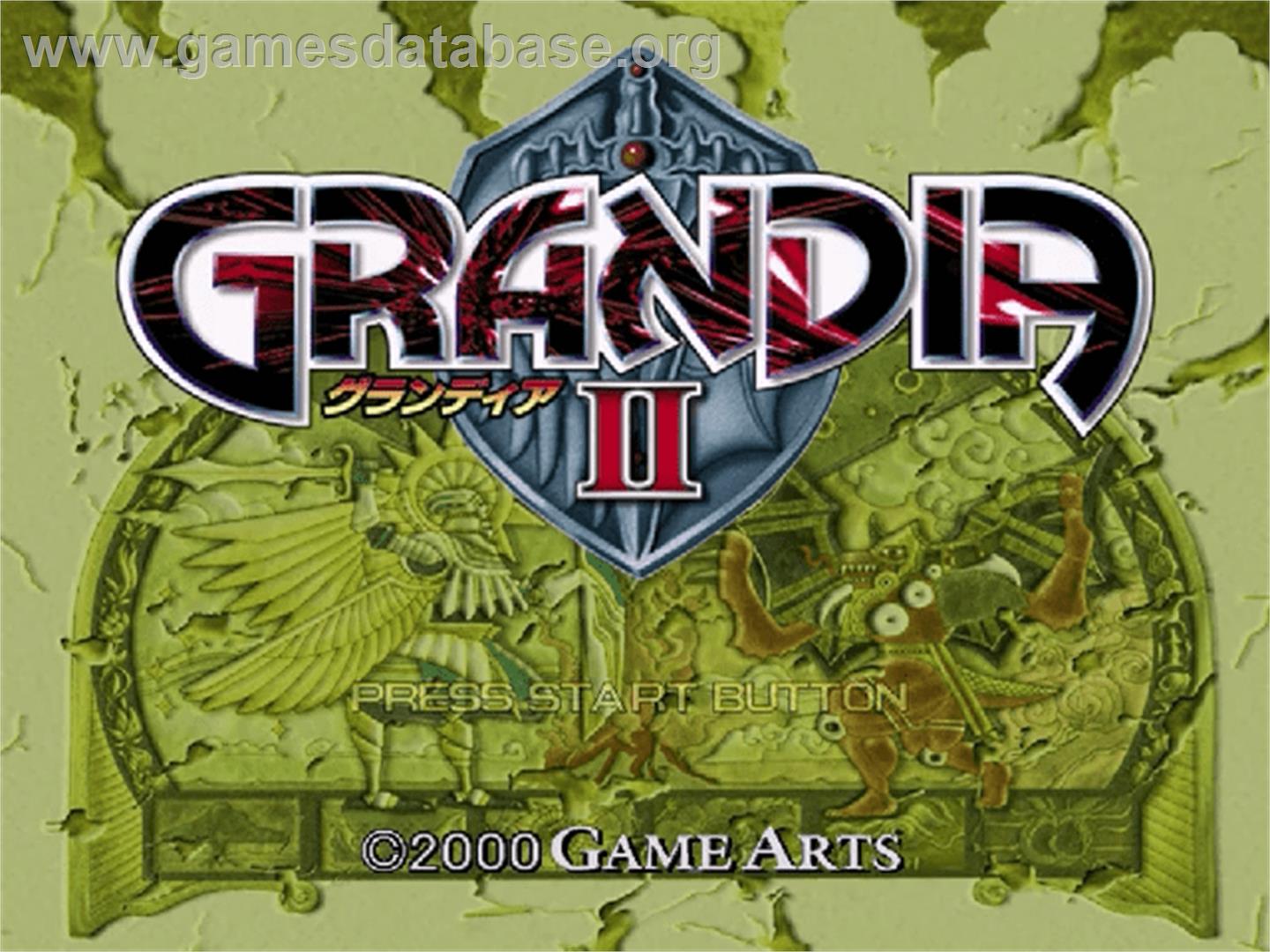 Grandia 2 - Sega Dreamcast - Artwork - Title Screen
