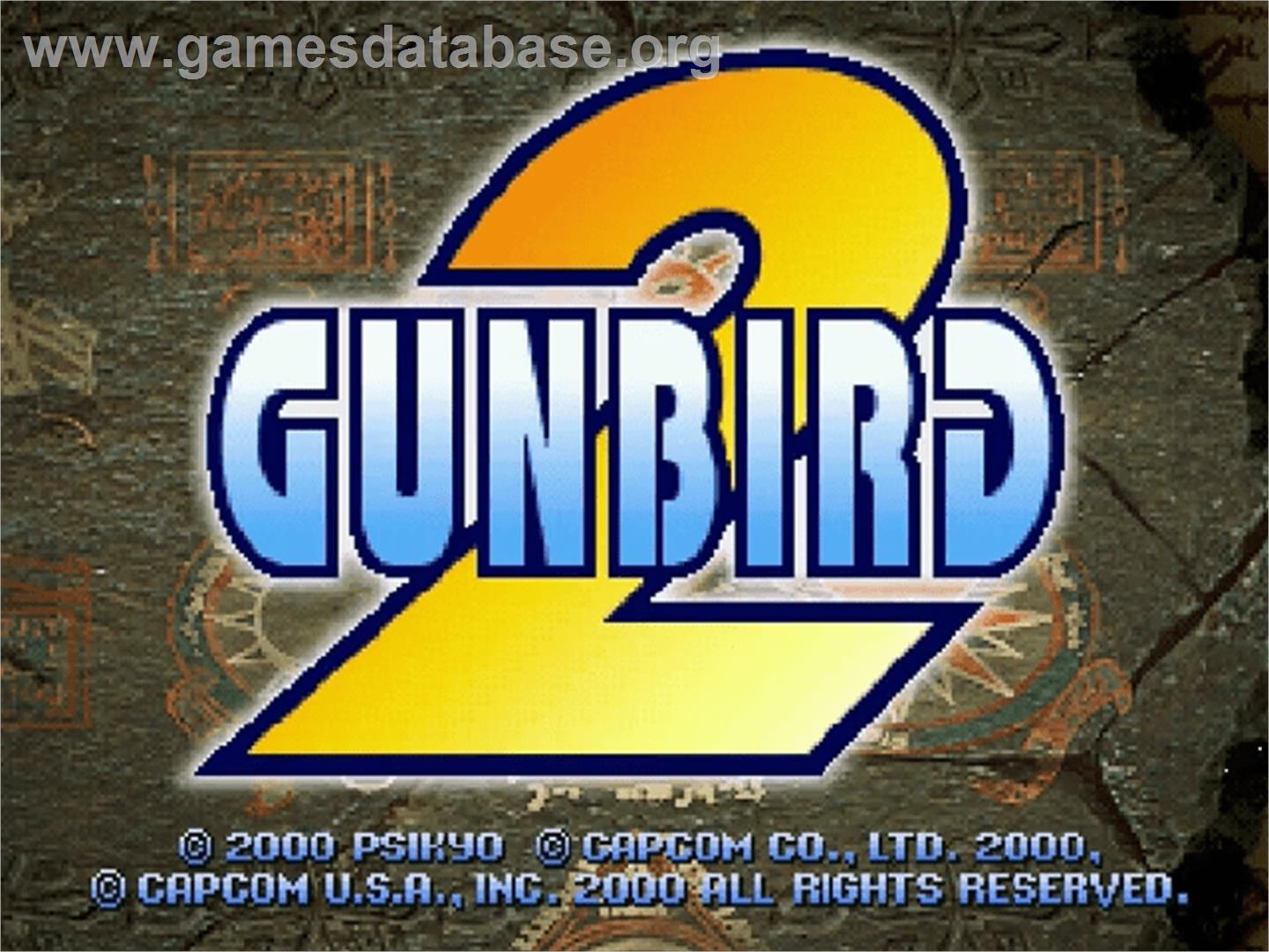 Gunbird 2 - Sega Dreamcast - Artwork - Title Screen