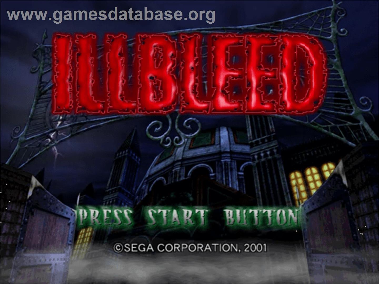 Illbleed - Sega Dreamcast - Artwork - Title Screen