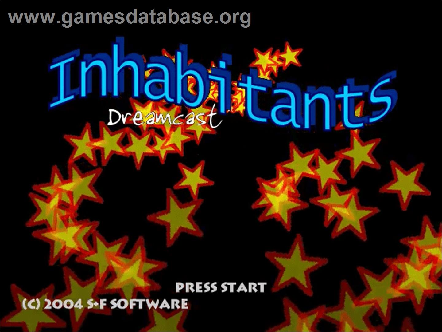 Inhabitants - Sega Dreamcast - Artwork - Title Screen