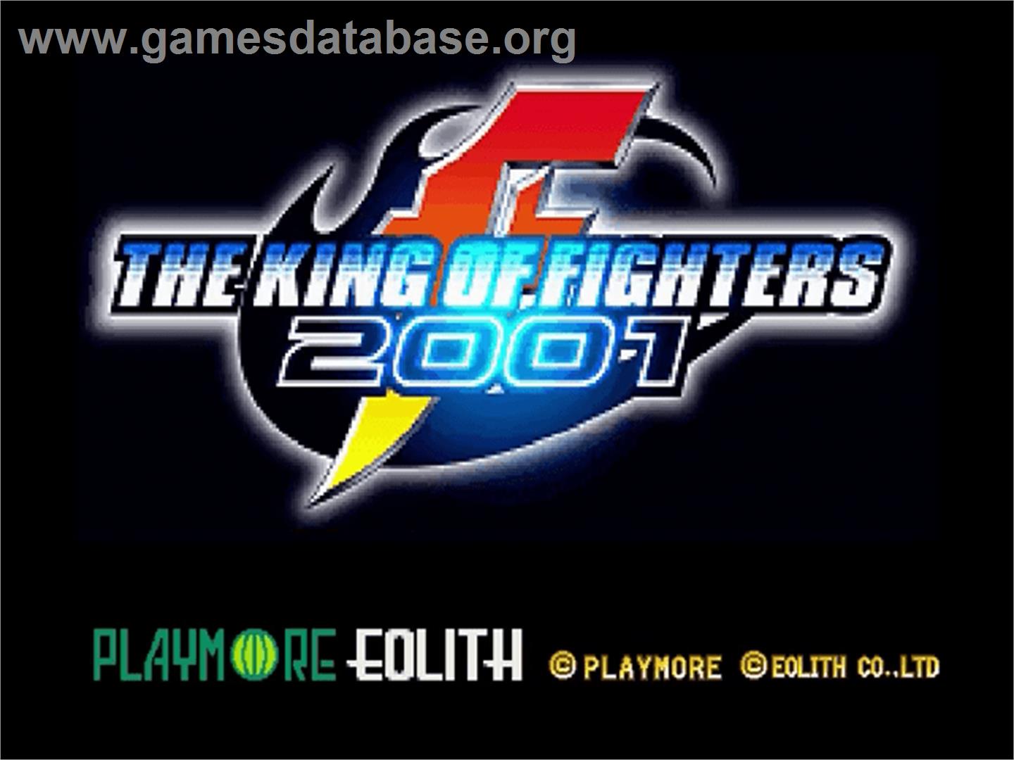 King of Fighters 2001 - Sega Dreamcast - Artwork - Title Screen