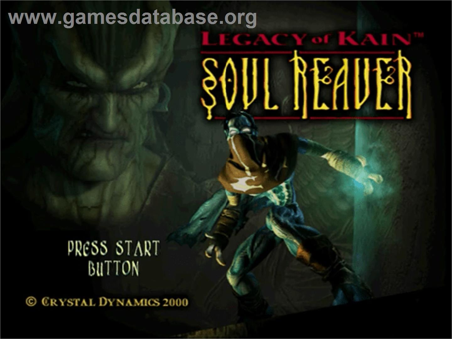 Legacy of Kain: Soul Reaver - Sega Dreamcast - Artwork - Title Screen