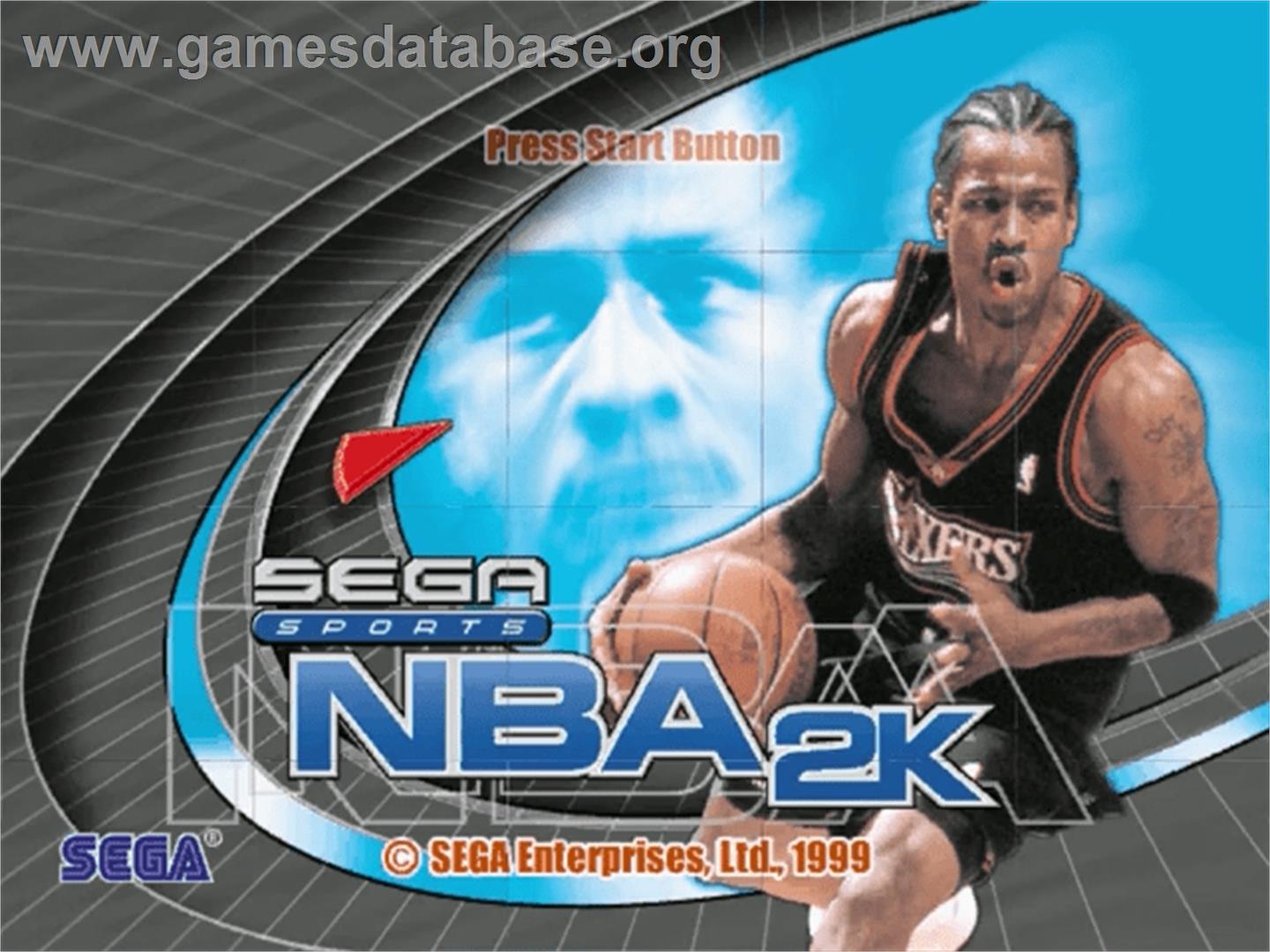NBA 2K - Sega Dreamcast - Artwork - Title Screen