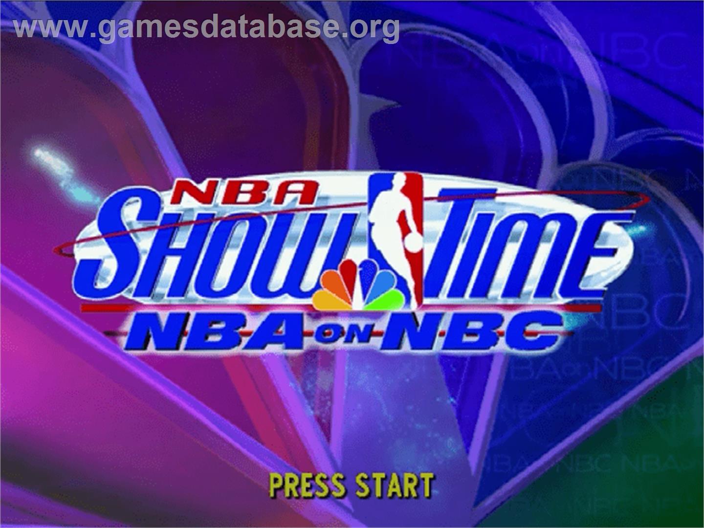 NBA Showtime: NBA on NBC - Sega Dreamcast - Artwork - Title Screen