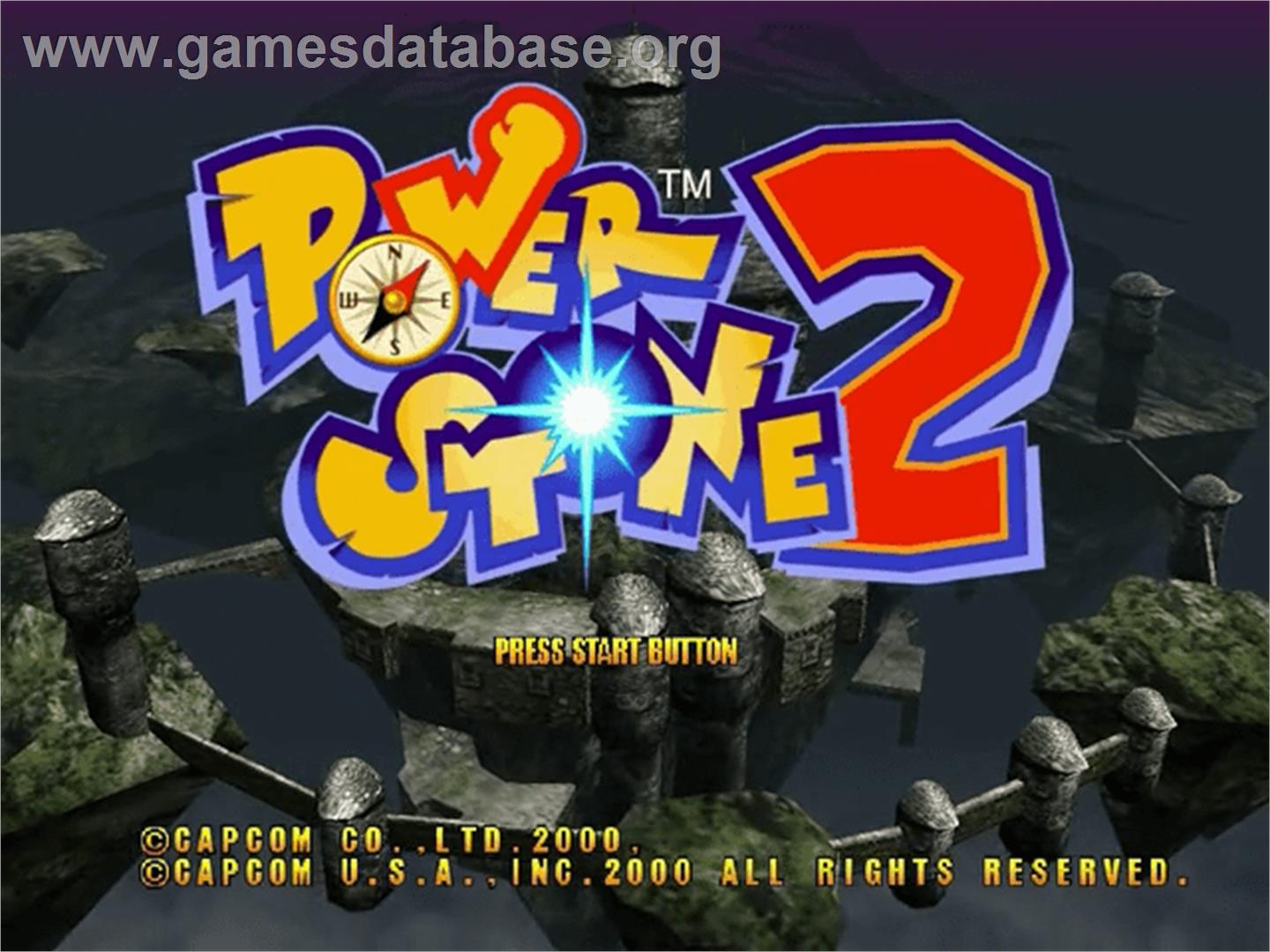 Power Stone 2 - Sega Dreamcast - Artwork - Title Screen