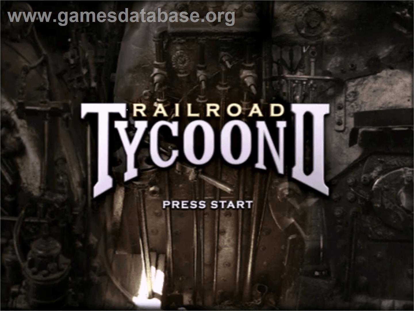 Railroad Tycoon II (Gold Edition) - Sega Dreamcast - Artwork - Title Screen