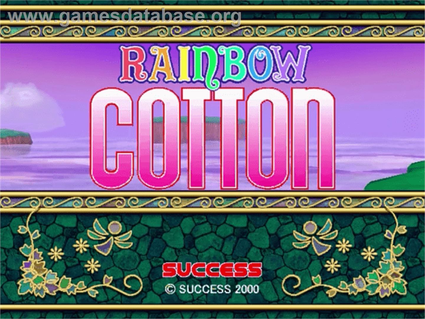 Rainbow Cotton - Sega Dreamcast - Artwork - Title Screen
