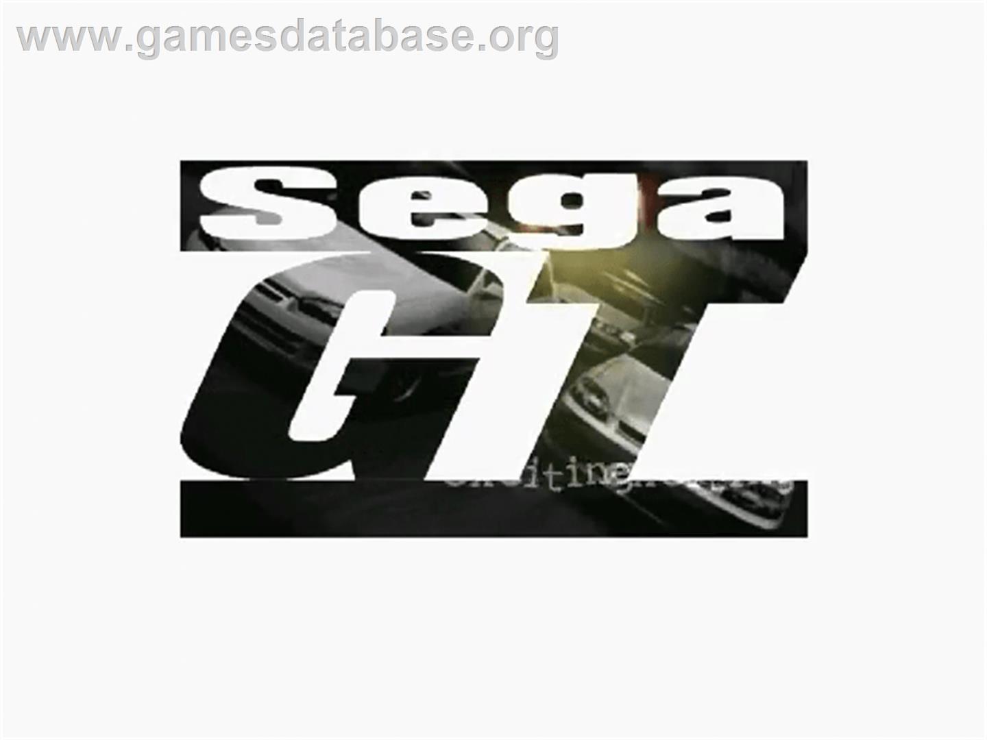 Sega GT - Sega Dreamcast - Artwork - Title Screen