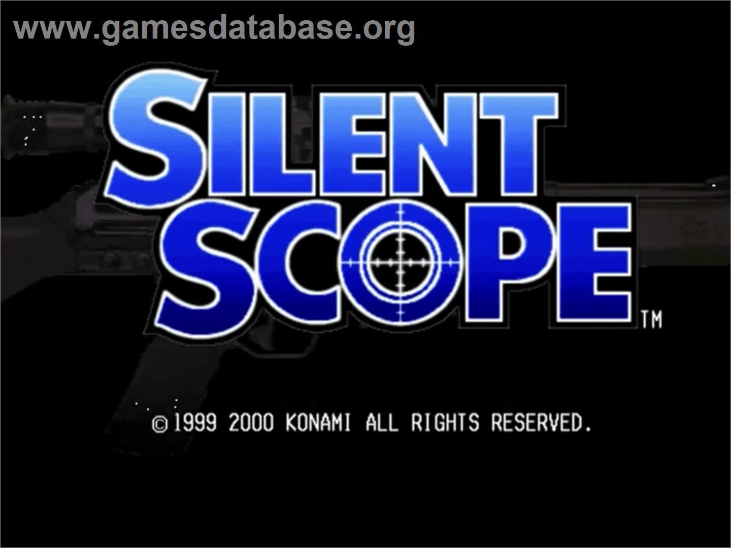 Silent Scope - Sega Dreamcast - Artwork - Title Screen