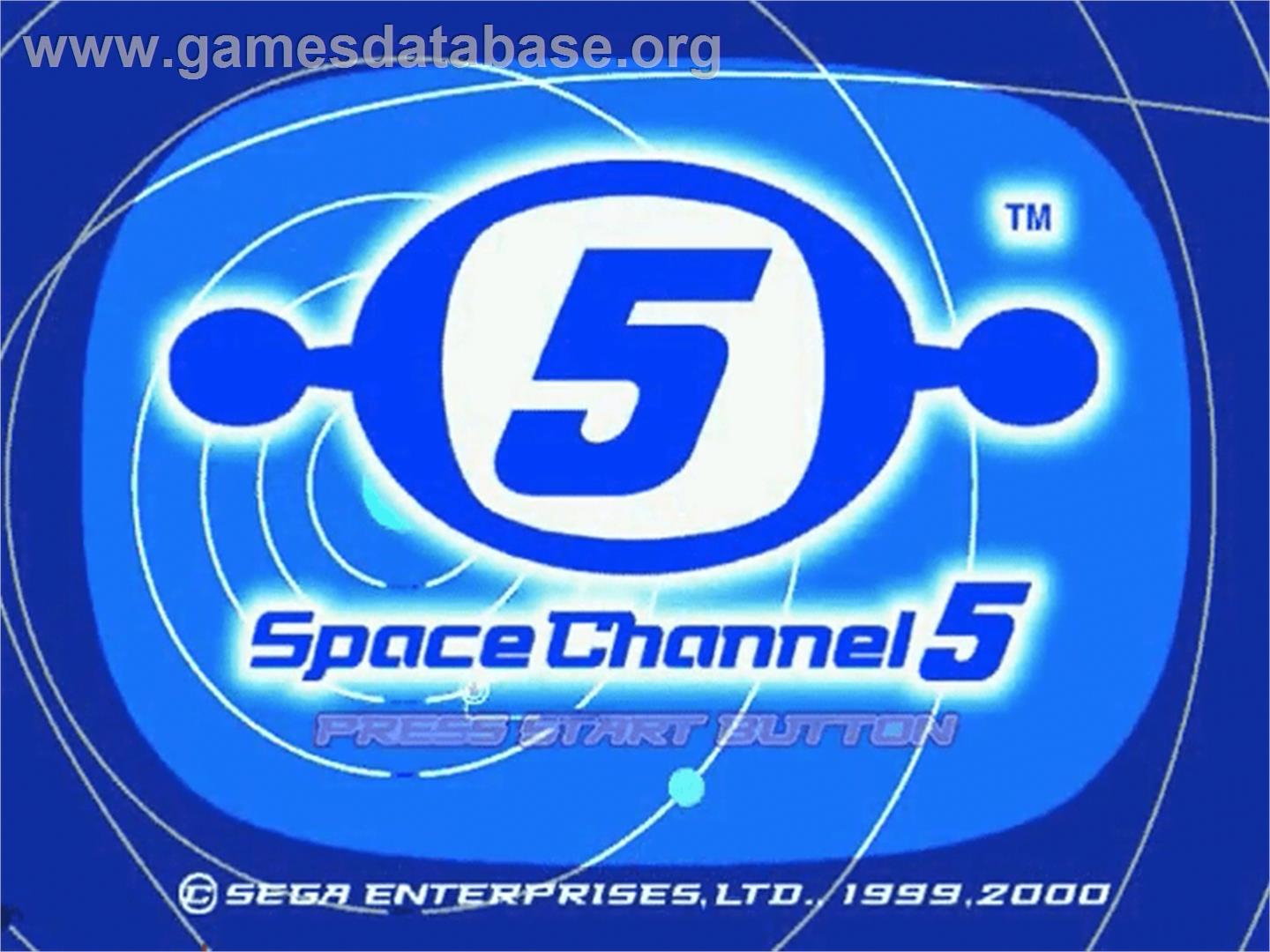 Space Channel 5 - Sega Dreamcast - Artwork - Title Screen