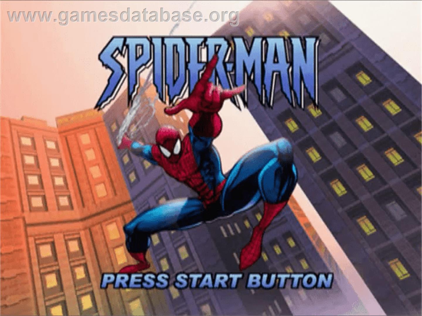 Spider-Man - Sega Dreamcast - Artwork - Title Screen