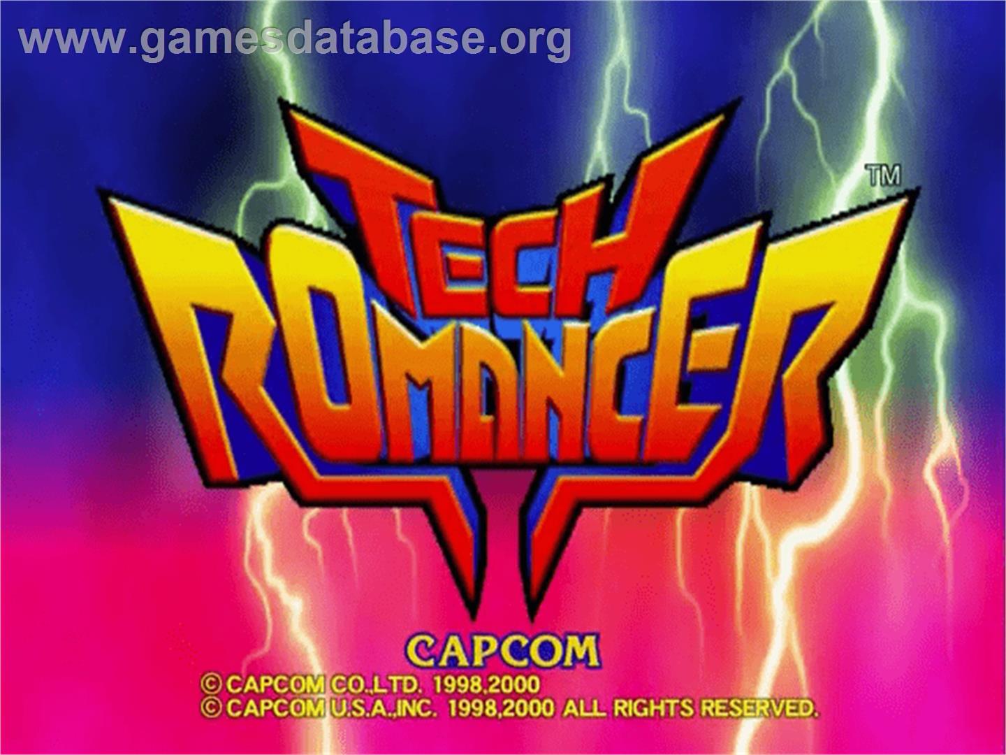 Tech Romancer - Sega Dreamcast - Artwork - Title Screen