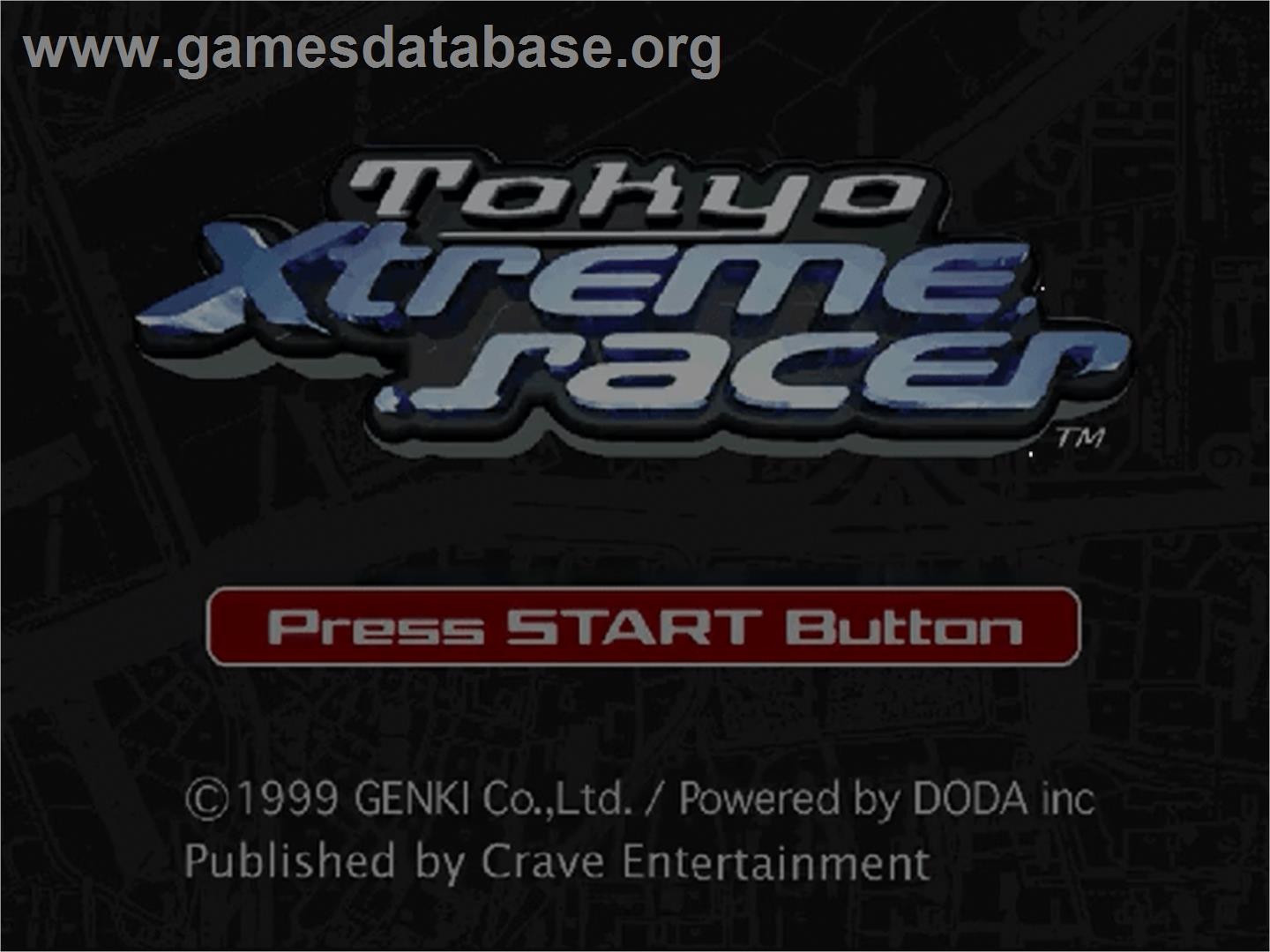 Tokyo Xtreme Racer - Sega Dreamcast - Artwork - Title Screen