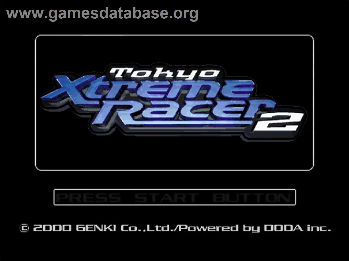 Tokyo Xtreme Racer 2 - Sega Dreamcast - Artwork - Title Screen