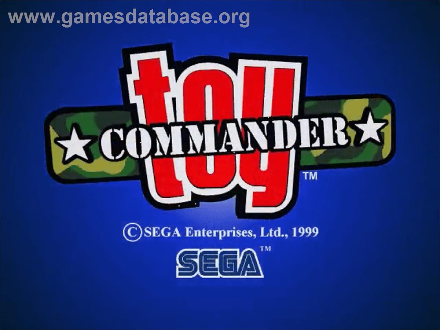 Toy Commander - Sega Dreamcast - Artwork - Title Screen