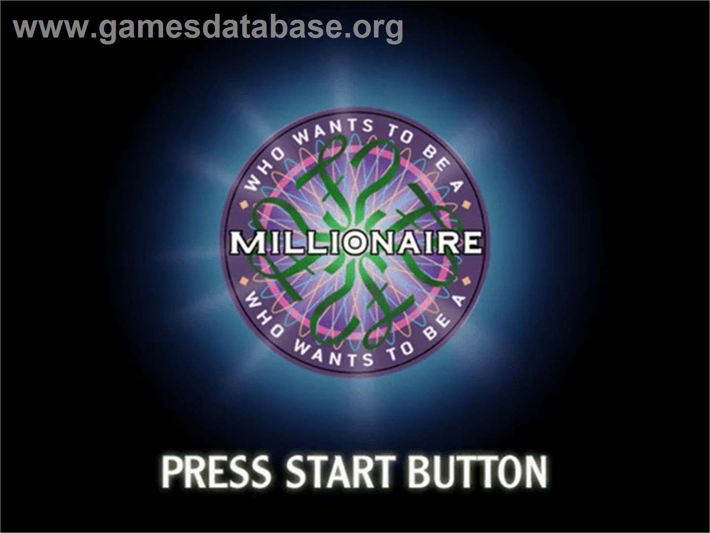 Who Wants to Be a Millionaire? - Sega Dreamcast - Artwork - Title Screen
