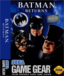 Box cover for Batman Returns on the Sega Game Gear.