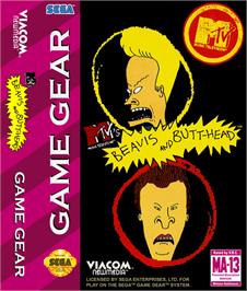 Box cover for Beavis and Butt-head on the Sega Game Gear.