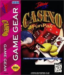 Box cover for Casino FunPak on the Sega Game Gear.