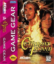 Box cover for Cutthroat Island on the Sega Game Gear.