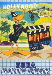 Box cover for Daffy Duck in Hollywood on the Sega Game Gear.