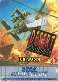 Box cover for Desert Strike: Return to the Gulf on the Sega Game Gear.