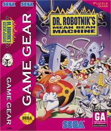 Box cover for Dr. Robotnik's Mean Bean Machine on the Sega Game Gear.