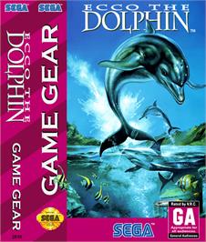 Box cover for Ecco the Dolphin on the Sega Game Gear.