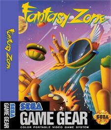 Box cover for Fantasy Zone on the Sega Game Gear.