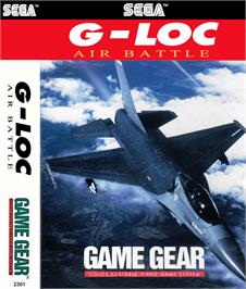 Box cover for G-Loc Air Battle on the Sega Game Gear.