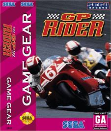 Box cover for GP Rider on the Sega Game Gear.