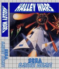 Box cover for Halley Wars on the Sega Game Gear.