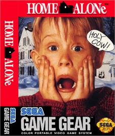 Box cover for Home Alone on the Sega Game Gear.