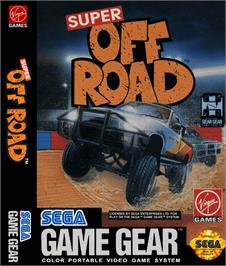 Box cover for Ironman Ivan Stewart's Super Off-Road on the Sega Game Gear.