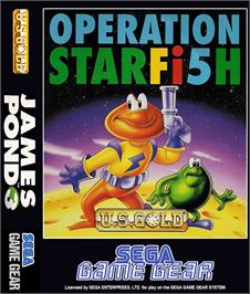 Box cover for James Pond 3: Operation Starfish on the Sega Game Gear.